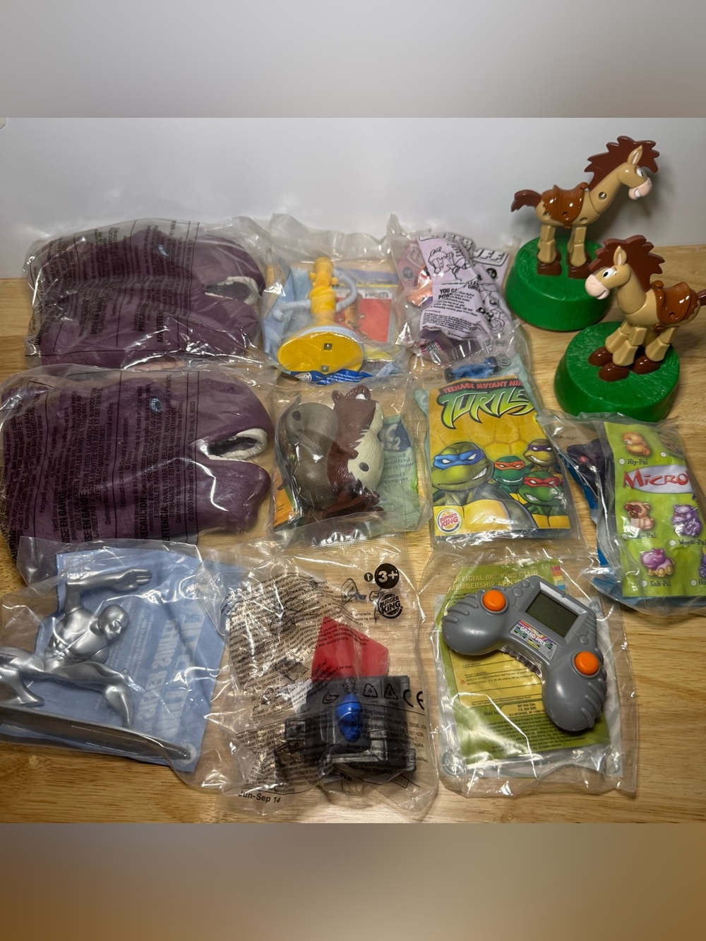 12pc McDonalds Burger King Toys Lot Junk Drawer Mix Y2K Nostalgia Childhood